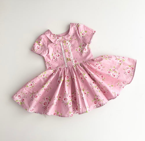Daisy dress - Pink Floral size 2