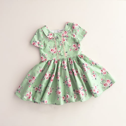 Daisy - Green floral size 3